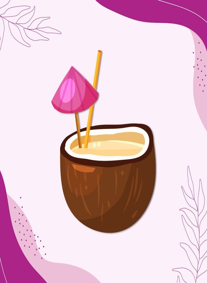 Bhai Please Coconut Brown Wooden Fridge Magnet (Pack of 1) Food and Drink Gift and Decoration - Image 5